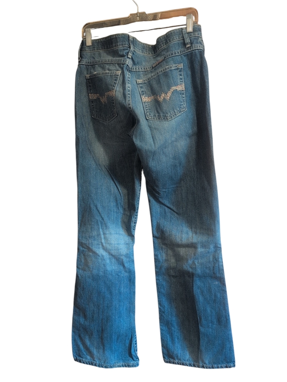Shihoi Women’s Bootcut Jeans Size 7/8 x 32 Medium Wash Stretch Denim Pants